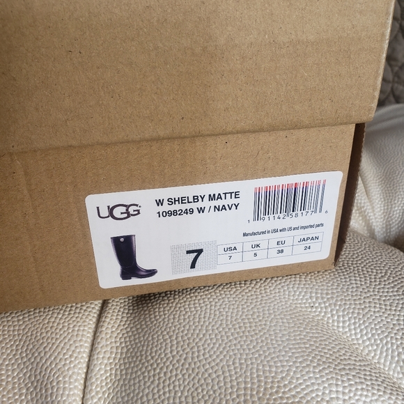 UGG Authentic Navy Shelby Rainboots - Picture 8 of 8